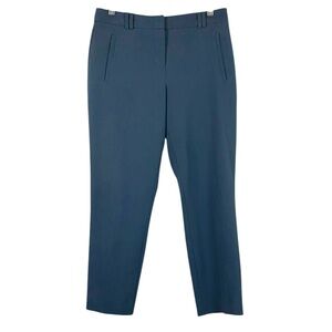 Topshop Women’s Navy Blue Mid Rise Straight Leg Pant Size 4